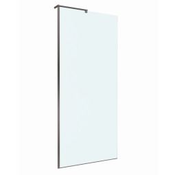 Душевая перегородка BelBagno Uno 200х80 UNO-L-1-TB-80-C-GM оружейная сталь