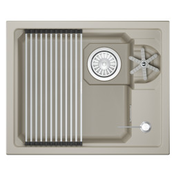Кухонная мойка Granula Kitchen Space Rinzer 55х45 5505RU креман