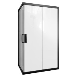Душевой уголок Stworki Карлстад 120х90 3GW069TTKK000 матовый черный