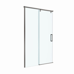 Душевая дверь BelBagno 200х120 SOFT_CLOSE-1-BF-1-120-C-GM оружейная сталь