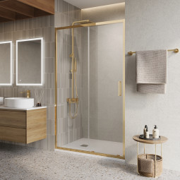 Душевая дверь BelBagno Luce 195х100 LUCE-BF-1-100-C-ORO