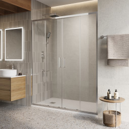 Душевая дверь BelBagno Luce 195х160 LUCE-BF-2-160-C-Cr
