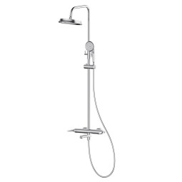 Душевая стойка BelBagno Boheme BOHEME-VSCM-CRM хром