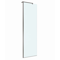 Душевая перегородка BelBagno Uno 200х70 UNO-L-1-TB-70-C-GM оружейная сталь