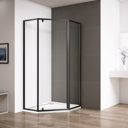 Душевой уголок Cezares 90х90 ECO-O-P-1-90-C-NERO
