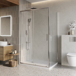 Душевой уголок BelBagno Luce 110х90 LUCE-AH-1-110/90-C-Cr