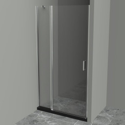 Душевая дверь Belbagno Uno B-12-30+60-C-Cr
