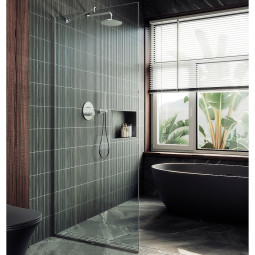 Душевая перегородка MaybahGlass 195х70 MGD-701-5у матовая