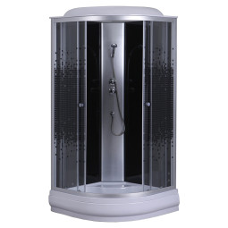 Душевая кабина Loranto Sunway 90х90 CS-6690-13K 90 матовый хром