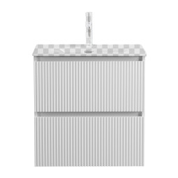 Тумба под раковину BelBagno UNO-MINI 50 UNO-MINI-500-2C-SO-BO Bianco Opaco