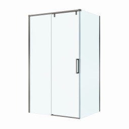 Душевой уголок BelBagno Soft Close-1 120х80 SOFT_CLOSE-1-AH-1-120/80-C-GM оружейная сталь