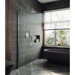 Душевая перегородка MaybahGlass 195х99 MGD-1352-5ш