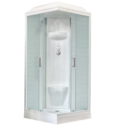 Душевая кабина Royal Bath 80HP6-WC белое/матовое