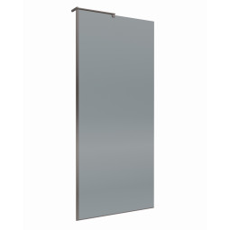 Душевая перегородка BelBagno Uno 200х90 UNO-L-1-TB-90-GR-GM оружейная сталь