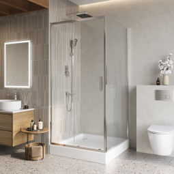 Душевой уголок BelBagno Luce 100х100 LUCE-A-1-100/100-C-Cr