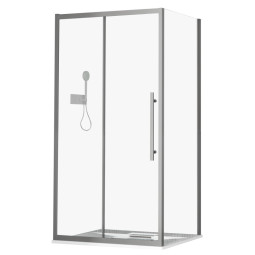 Душевой уголок Esbano Flex 120х90 ESOGF129PSGM оружейная сталь