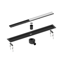 Душевой лоток Timo Drain System 100 DS230210/03 чёрный матовый