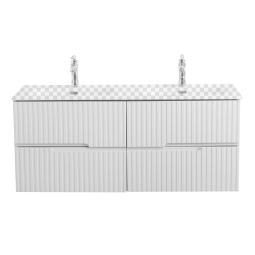 Тумба под раковину Cezares Duet-N-1200-4C-SO-2-BL bianco lucido