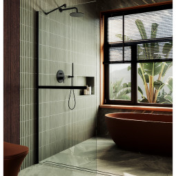 Душевая перегородка MaybahGlass 195х80 MGD-726-6ш