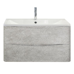 Тумба с раковиной Belbagno Acqua ACQUA-1000-2C-SO-CVG Cemento Verona Grigio