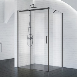 Душевой уголок Belbagno Acqua AH-1-150/90-C-NERO без поддона