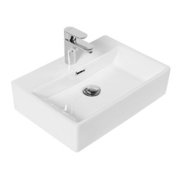 Раковина BelBagno 51х36 BB1340 белый глянцевый