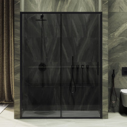 Душевая дверь MaybahGlass 105х195 MGD-2073-6 графит