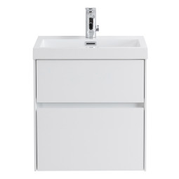 Тумба с раковиной BelBagno Pietra Mini 500AS-2C-SO-BL Bianco Lucido