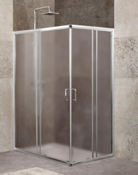 Душевой уголок BelBagno Unique AH-2-100/115-75/90-P-Cr без поддона