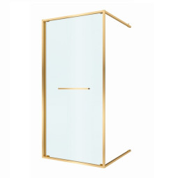 Душевая дверь Cezares Lux 195х90 LUX-B-FS-1-90-C-BORO брашированное золото
