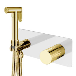 Гигиенический душ Boheme Stick 127-WG.3 с ручкой Linea Gold