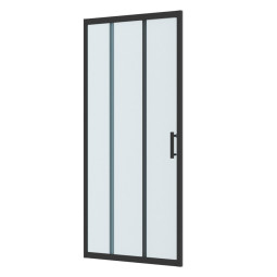 Душевая дверь Belbagno Uno 195х120 UNO-195-BF-3-120-C-NERO черный