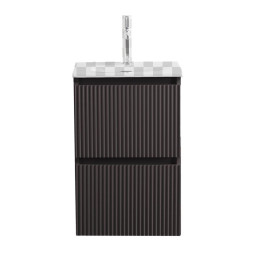 Тумба под раковину BelBagno UNO-MINI 40 UNO-MINI-400-2C-SO-GSO Темно-серый матовый