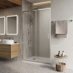 Душевая дверь BelBagno Luce 195х110 LUCE-BF-1-110-C-Cr
