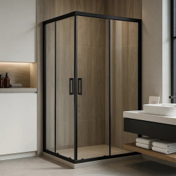 Душевой уголок Royal Bath HPD-T-BL 100х90 прозрачное без поддона