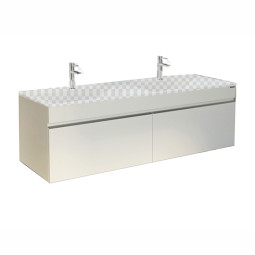 Тумба под раковину Velvex Loft Pulsus 140 белая