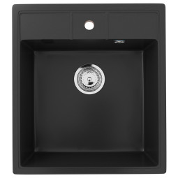 Кухонная мойка Ulgran Classic U-406-344 ультра-черный