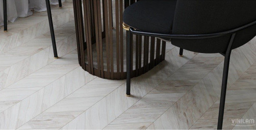 Виниловый ламинат Vinilam Parquet Chevron Glue Бриссак
