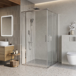 Душевой уголок BelBagno Luce 110х110 LUCE-A-22-80+30-C-Cr