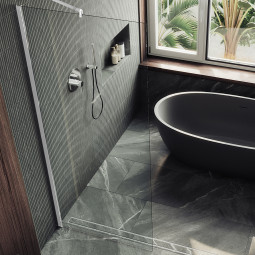 Душевая перегородка MaybahGlass 69х195 MGD-701-1ш