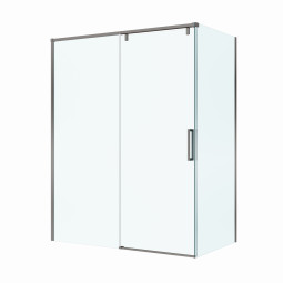 Душевой уголок BelBagno Soft Close-1 160х90 SOFT_CLOSE-1-AH-1-160/90-C-GM оружейная сталь