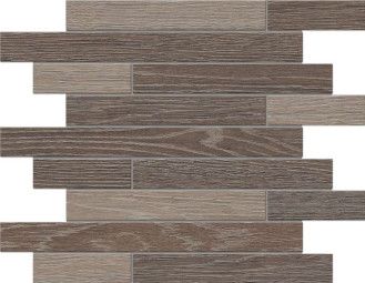 Мозаика Estima Kraft Wood KW03/KW02 Light Grey Muretto 30x35
