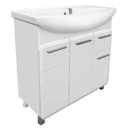 Тумба с раковиной Runo Эрика 85 00-00004915