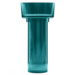 Раковина Abber Kristall 45x45 AT2702Aquamarin-H бирюзовая