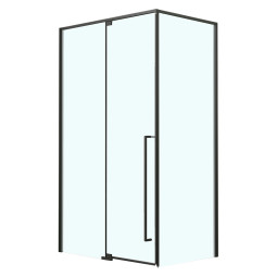 Душевой уголок Azario Male SQR-120х80х195-MB-CL матовый черный