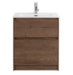 Тумба с раковиной BelBagno Kraft 39 50 KRAFT39-500/390-2C-PIA-RT Rovere Tabacco