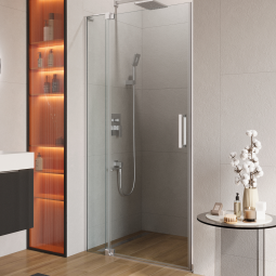 Душевая дверь Cezares 195х80 Slider-B-1-80/90-C-Cr