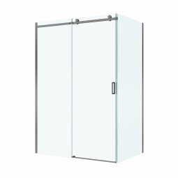 Душевой уголок BelBagno Soft Close-2 150х80 SOFT_CLOSE-2-AH-1-150/80-C-GM оружейная сталь