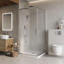 Душевой уголок BelBagno Luce 80х80 LUCE-A-2-80-C-Cr