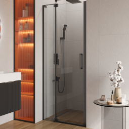 Душевая дверь Cezares 195х80 Slider-B-1-80/90-C-NERO